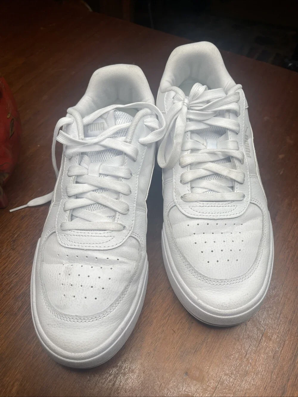 puma caven M mens sneakers white used size 10M